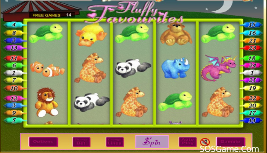 Fluffy favorites jackpot games